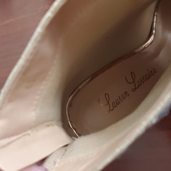 Lauren Lorraine glitter booties size 6.5 - Picture 8 of 11